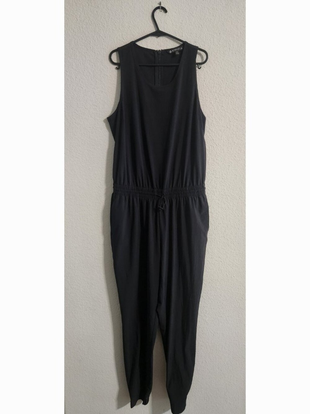 Athleta Hillside Romper Jumpsuit Black size 8